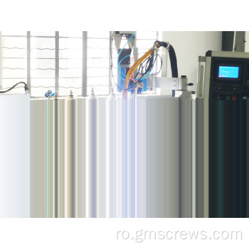 Profil PVC, șurub dublu conic și cilindru